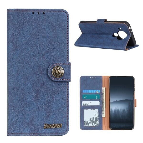 

Чехол-книжка KHAZNEH Wallet Cover для Nokia 5.4 - Blue