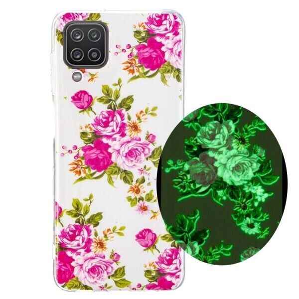 

Силиконовый (TPU) чехол Deexe LumiCase для Samsung Galaxy A12 (A125) - Rose