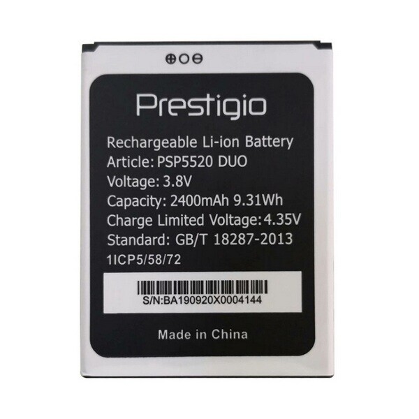 

Аккумулятор для Prestigio PSP5520 DUO Muze B5