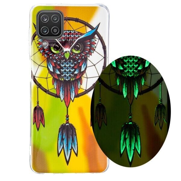 

Силиконовый (TPU) чехол Deexe LumiCase для Samsung Galaxy A12 (A125) - Owl