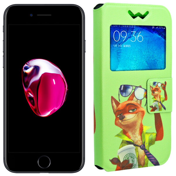 

Чехол книжка Foto Universal Book Cover Disney series Zootopia 4.0-4.3" Light Green (12952)