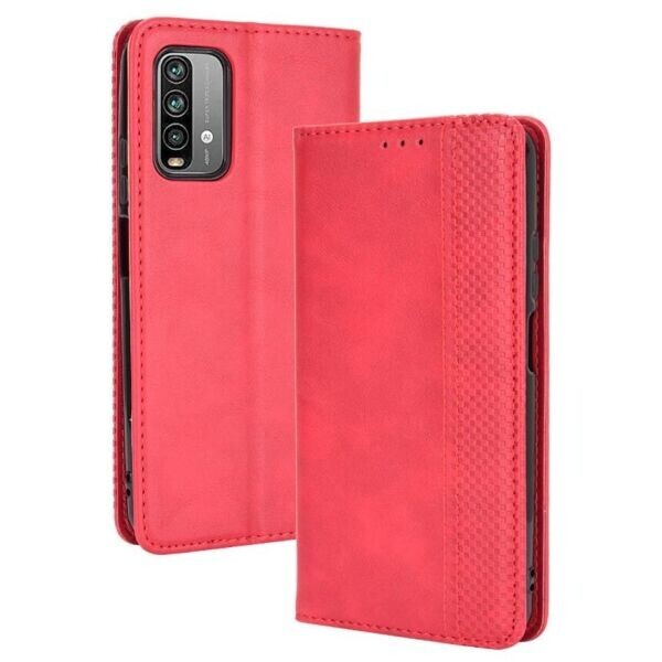 

Чехол Deexe Retro Style для Xiaomi Redmi 9T - Red