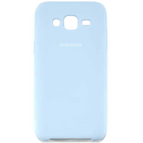 

Чехол силиконовый оригинальный для Samsung J510 (J5-2016) Голубой (20486)