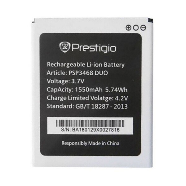 

Аккумулятор для Prestigio PSP3468 DUO (Wize)