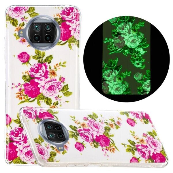 

Силиконовый (TPU) чехол Deexe LumiCase для Xiaomi Mi 10T Lite - Flowers