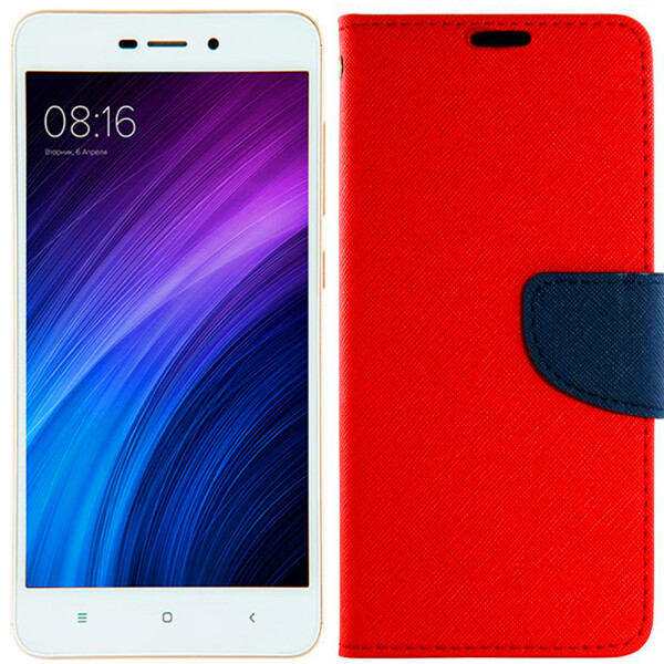 

Чехол книжка Goospery для Xiaomi Redmi Note 4x Red (15153)