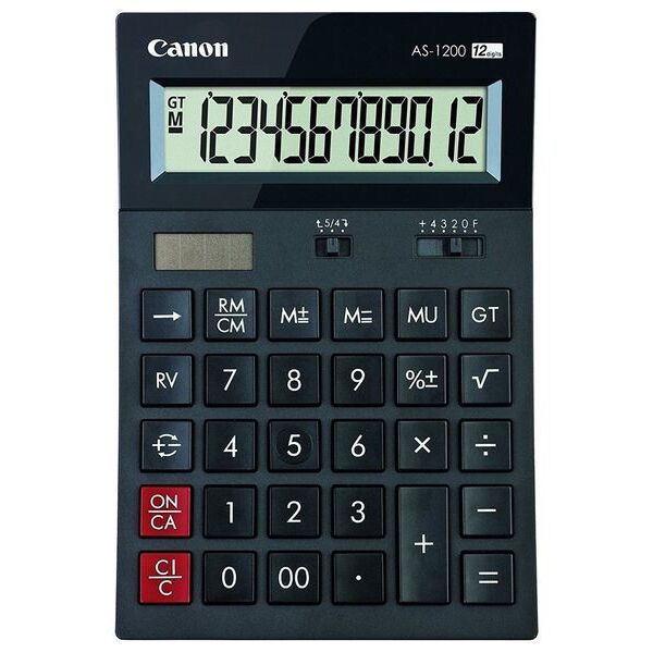 

Калькулятор Canon AS-1200 Grey (4599B001)