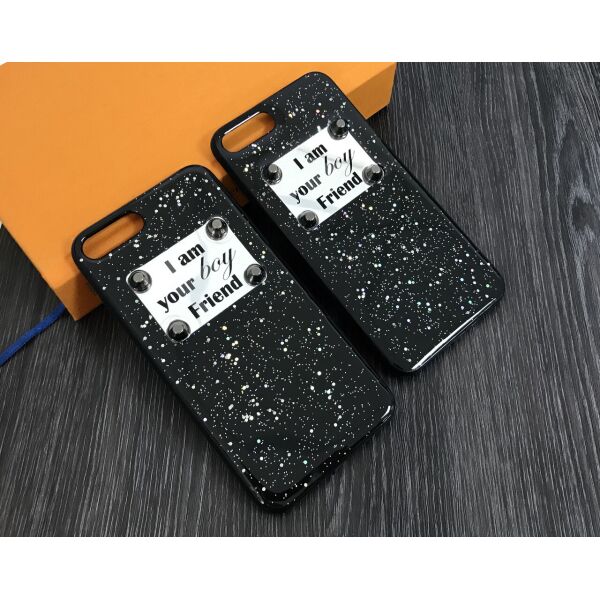 

Пластиковый чехол для iPhone 6 Plus / 6S Plus "I am your boy friend" Black