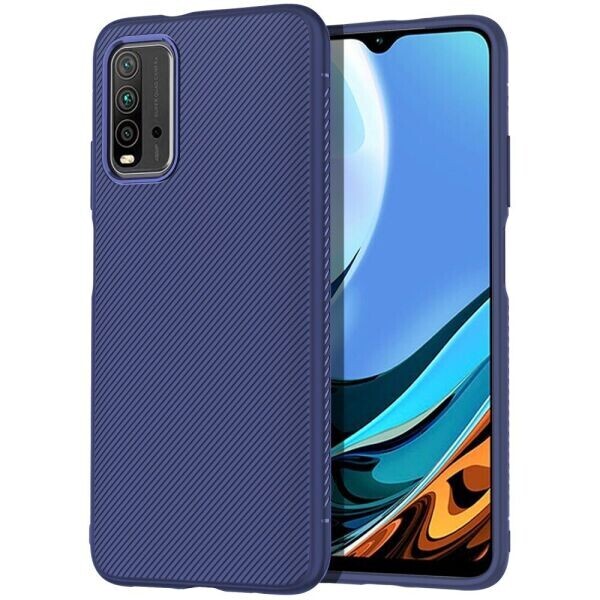 

Защитный чехол UniCase Twill Soft для Xiaomi Redmi 9T - Blue