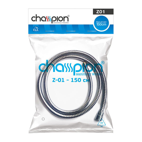 

Душевой шланг металлический 1500мм CHAMPION Chr.Z ZX0404 хром 80936