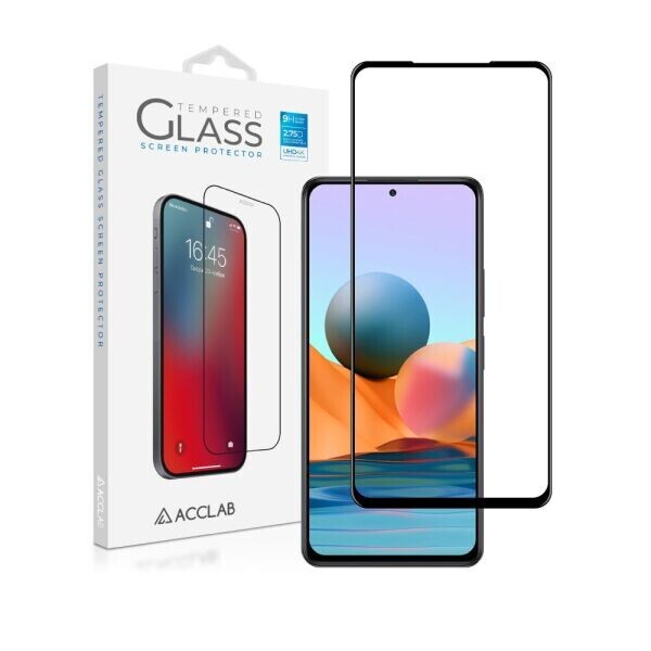 

Защитное стекло ACCLAB Full Glue для Xiaomi Redmi Note 10 Pro - Black