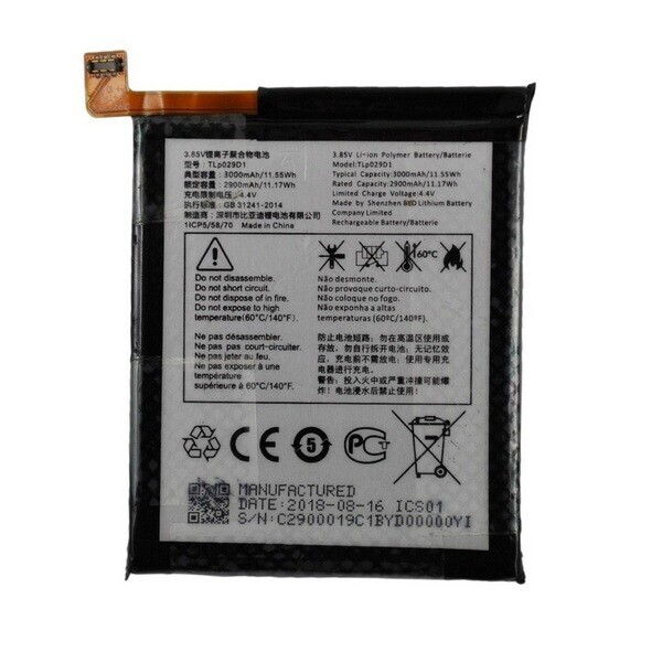 

Аккумулятор для Alcatel 5 5086D / 3L 5034D / 3 5052D / TLp029D1