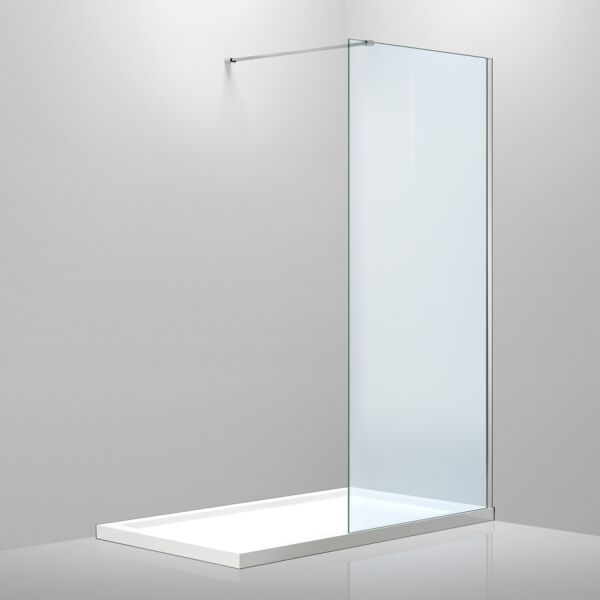 

Ширма стеклянная для душа с держателем 120см x 200см VOLLE Walk-In 18-08-120H 8мм 82505