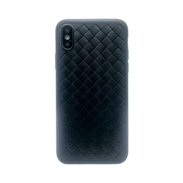 

Чехол для iPhone X/XS под кожу, черный