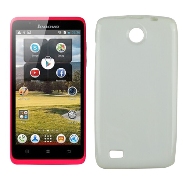 

Чехол силиконовый оригинальный для Lenovo A656/A766 White (3030)