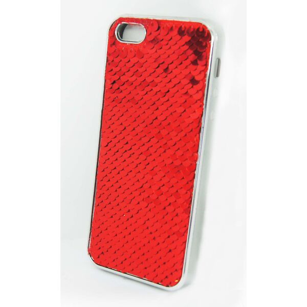 

Силиконовый чехол для iPhone 5 / 5C / 5S / SE Чешуйки Red