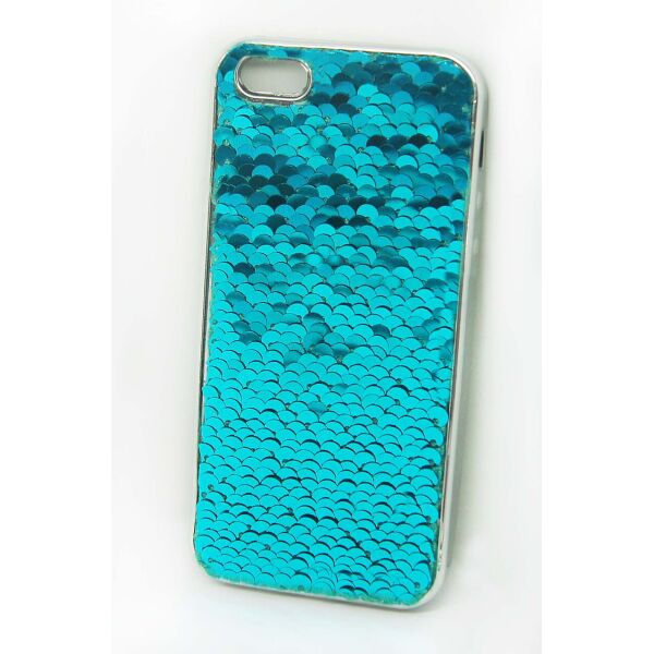 

Силиконовый чехол для iPhone 5 / 5C / 5S / SE Чешуйки берюзовый