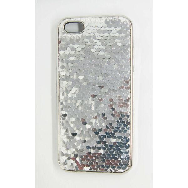

Силиконовый чехол для iPhone 5 / 5C / 5S / SE Чешуйки Silver