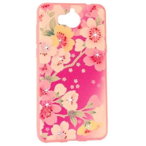 

Чехол MiaMI Diamond Pink для Huawei Y5 2017 Flowers
