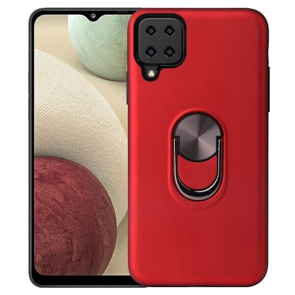 

Защитный чехол Deexe Color Ring для Samsung Galaxy A12 (A125) - Red