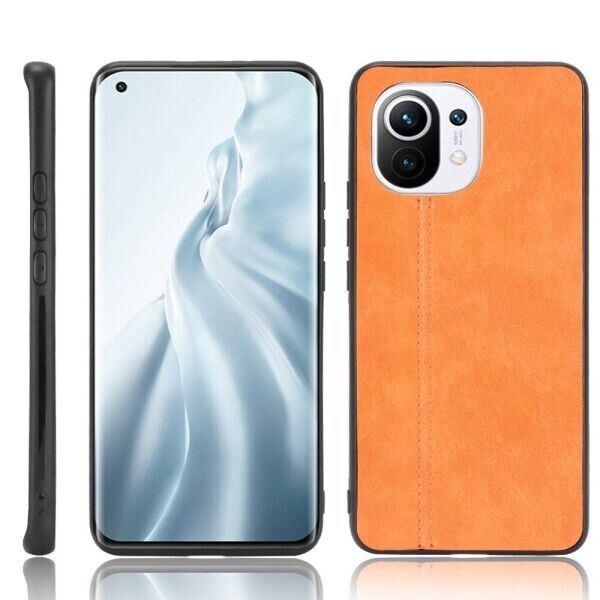 

Защитный чехол UniCase Leather Series для Xiaomi Mi 11 - Yellow