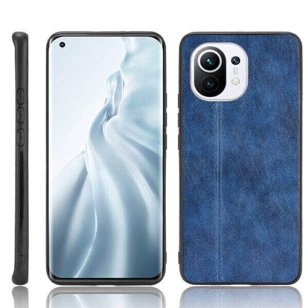 

Защитный чехол UniCase Leather Series для Xiaomi Mi 11 - Blue