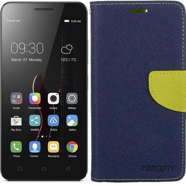 

Чехол книжка Goospery для Lenovo A2020 (Vibe C) Blue (11660)