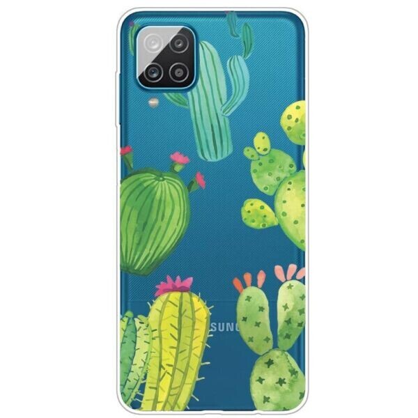 

Силиконовый (TPU) чехол Deexe Pretty Glossy для Samsung Galaxy A12 (A125) - Cactus