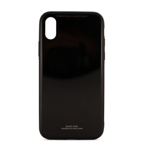 

Чехол MiaMI Glass Case для iPhone X Black