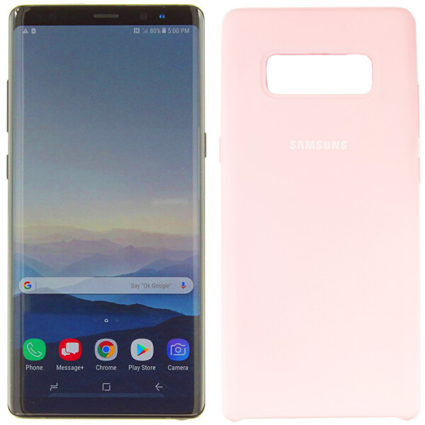 

Чехол силиконовый оригинальный для Samsung N950 (Note 8) Розовый (19697)