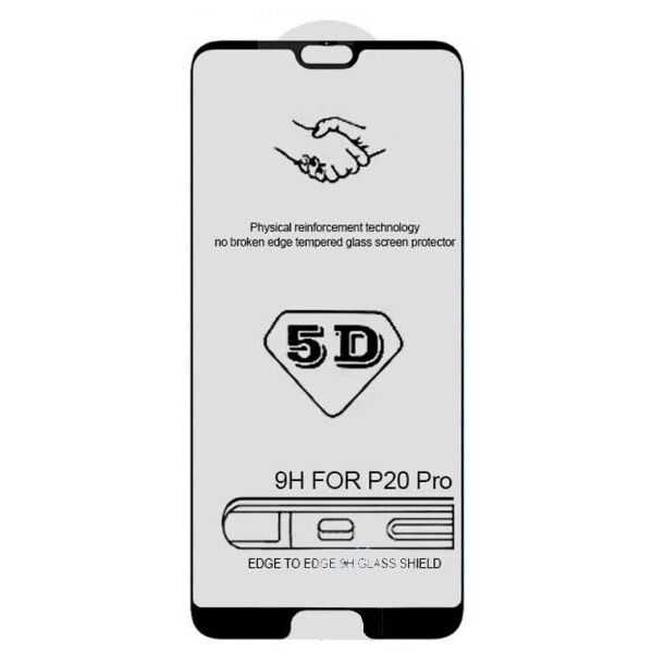 

Защитное стекло 5D Huawei P20 Pro Черный