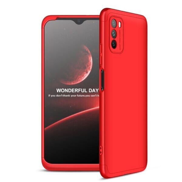 

Защитный чехол GKK Double Dip Case для Xiaomi Poco M3 - Red