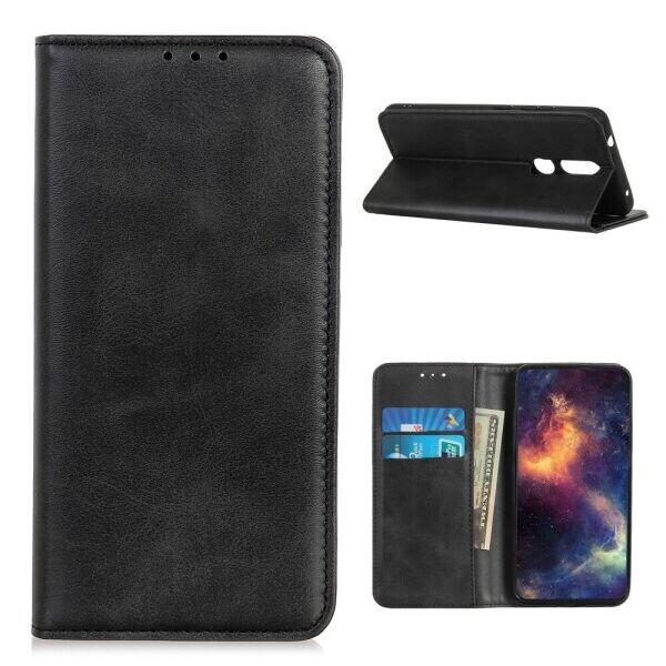 

Чехол-книжка Deexe Wallet Case для Nokia 2.4 - Black