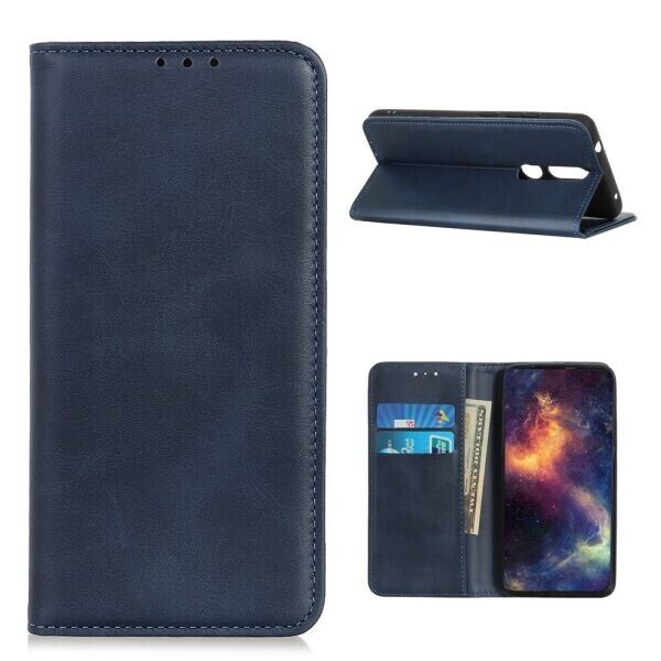 

Чехол-книжка Deexe Wallet Case для Nokia 2.4 - Blue