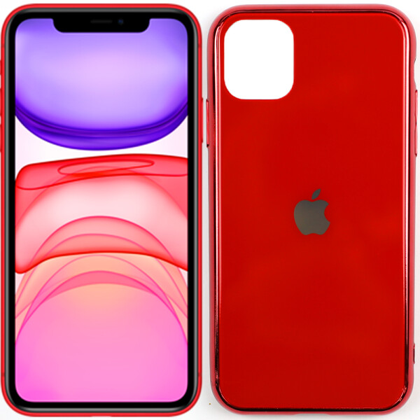 

Чехол U-Like Glossy Logo case для iPhone 11 Красный (27527)