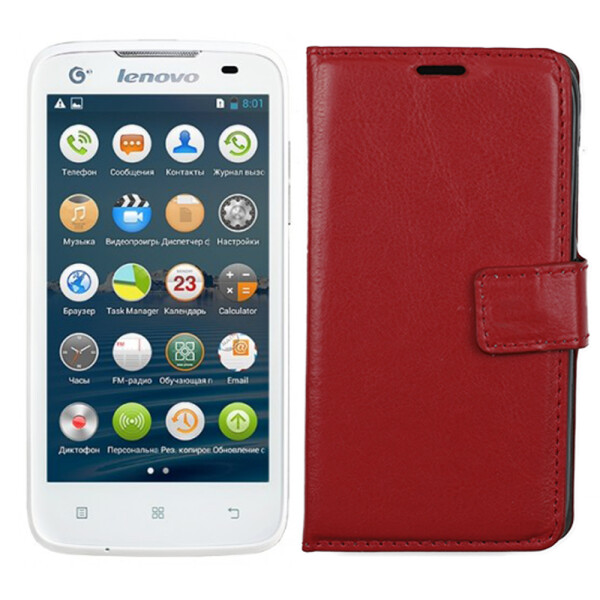 

Чехол книжка для Lenovo A378 Red (1373)
