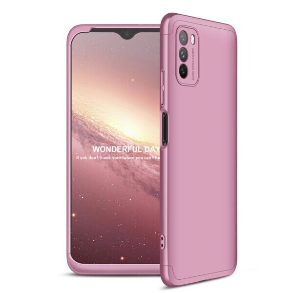 

Защитный чехол GKK Double Dip Case для Xiaomi Redmi 9T - Rose Gold