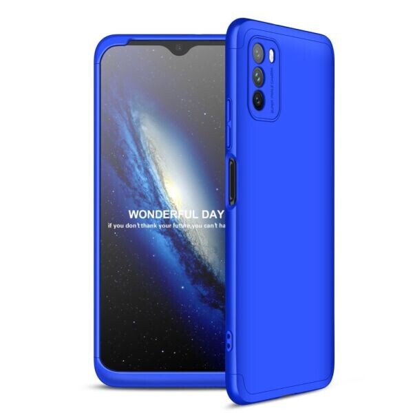 

Защитный чехол GKK Double Dip Case для Xiaomi Redmi 9T - Blue