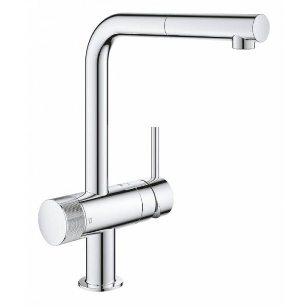 

Смеситель на кухню 2 в 1 комбинированный GROHE Blue Pure Minta 31721000 хром латунь 61846