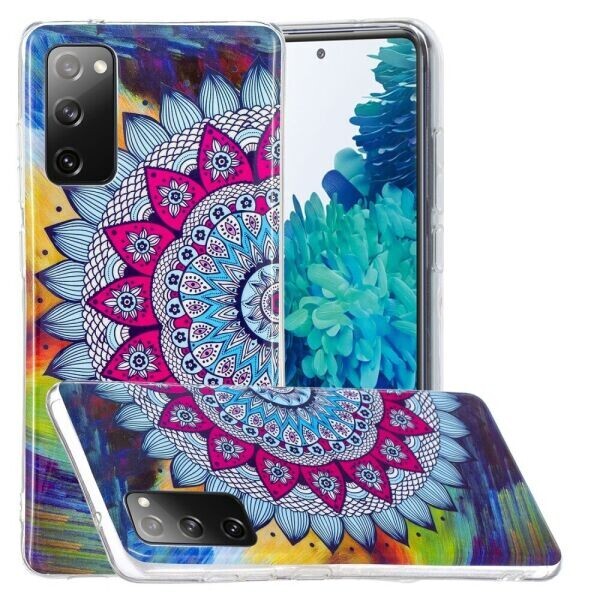 

Силиконовый (TPU) чехол Deexe LumiCase для Samsung Galaxy S20 FE (G780) - Flower Pattern