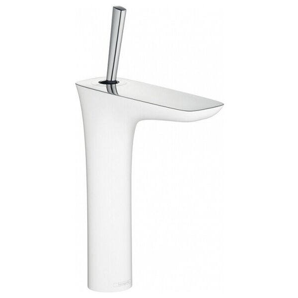 

Кран для раковины чаши высокий HANSGROHE PURAVIDA 15081400 белый латунь 71101