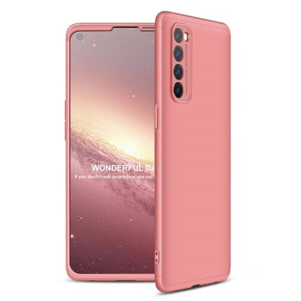 

Защитный чехол GKK Double Dip Case для OPPO Reno 4 Pro - Rose Gold
