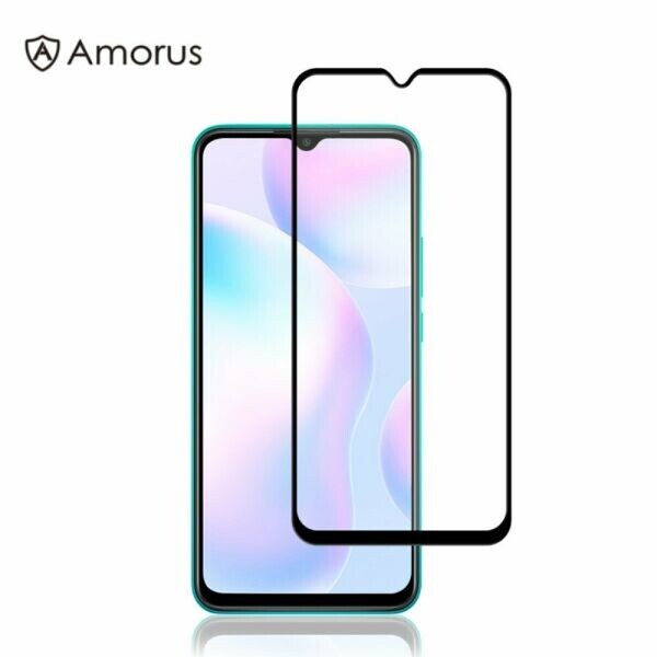 

Защитное стекло AMORUS Full Glue Tempered Glass для Xiaomi Redmi 9A / Redmi 9C - Black