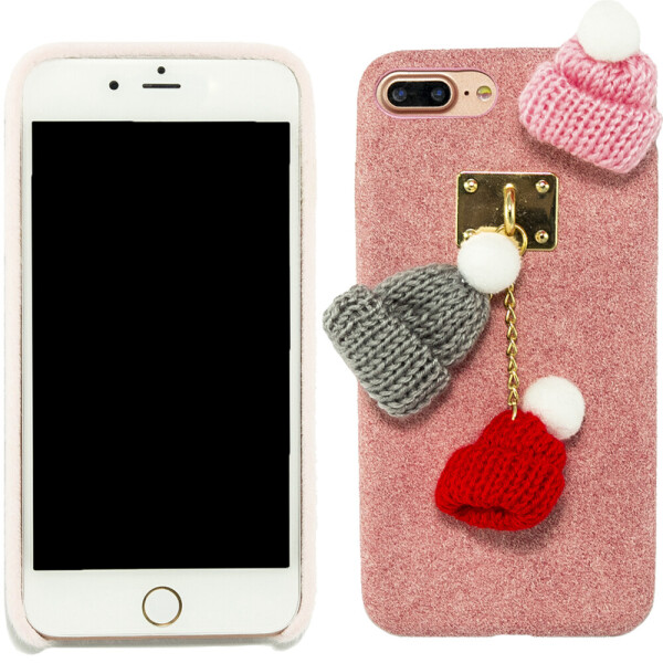 

Чехол накладка Jane Beanies series для iPhone 7/8 Plus Розовый (18792)