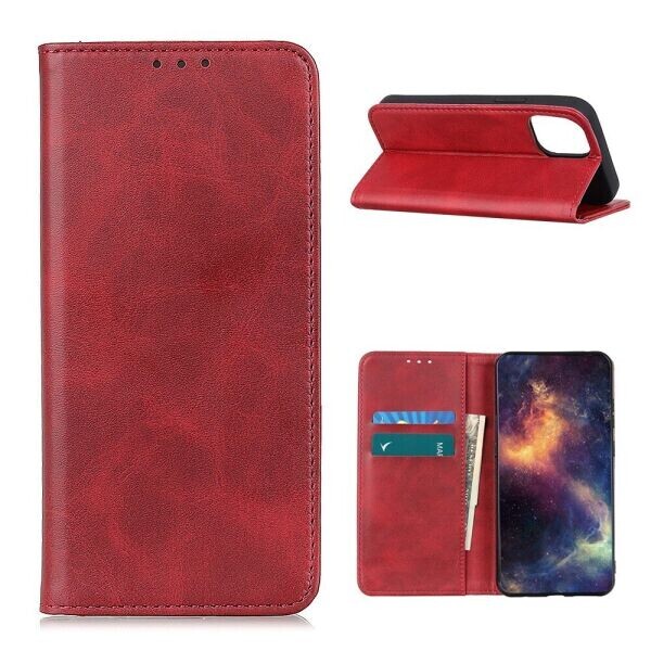 

Чехол-книжка Deexe Wallet Case для Xiaomi Mi 11 - Red