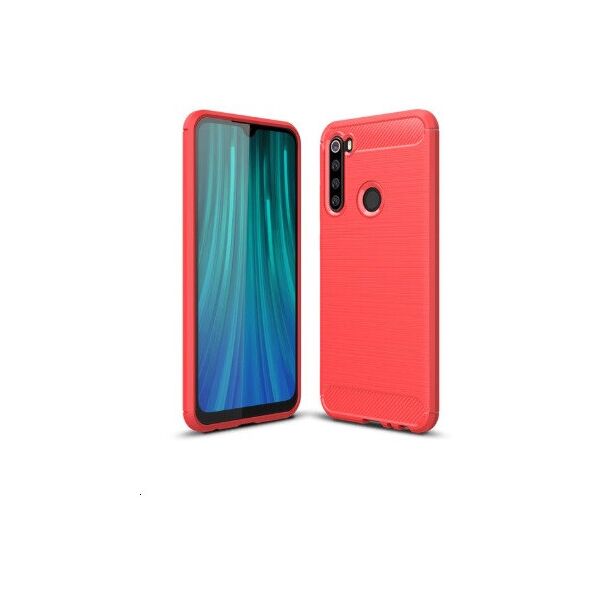 

Чехол Carbon для Xiaomi Redmi Note 8 Красный