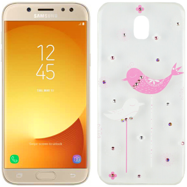 

Чехол-накладка Younicou Fantasy with Diamonds для Samsung J530 Птички (19012)