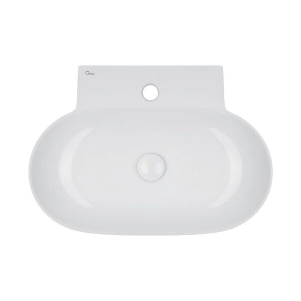 

Умывальник подвесной для ванны 565мм x 400мм Q-TAP Cardinal QT0411K177W белый овальная 73400