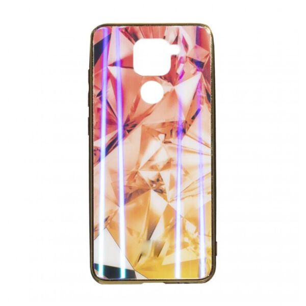 

Чехол Glass TPU Prism для Xiaomi Redmi Note 9 (Золотой)