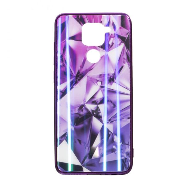 

Чехол Glass TPU Prism для Xiaomi Redmi Note 9 (Фиолетовый)